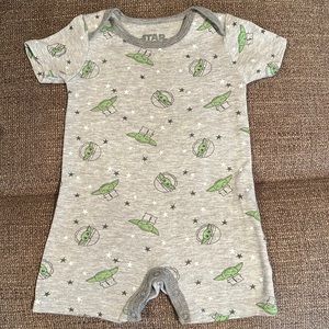 Baby Yoda Star Wars Romper 12M